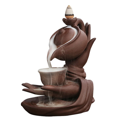 Buddha Hand Lotus Incense Burner
