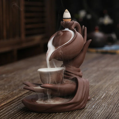 Buddha Hand Lotus Incense Burner