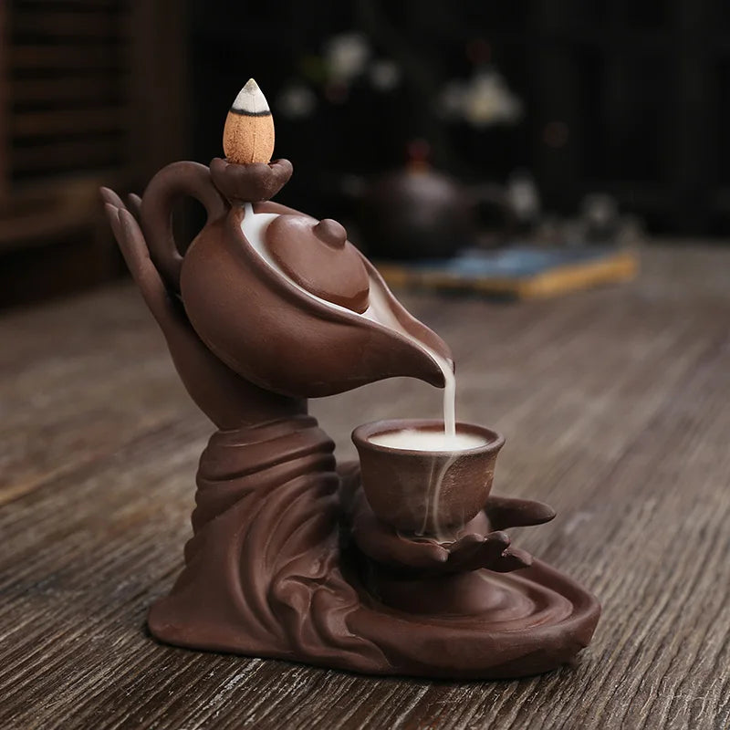 Zen Meditation Buddha Hand Incense Burner