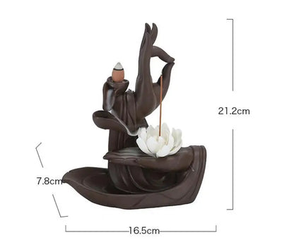 Lotus Backflow Incense Burner