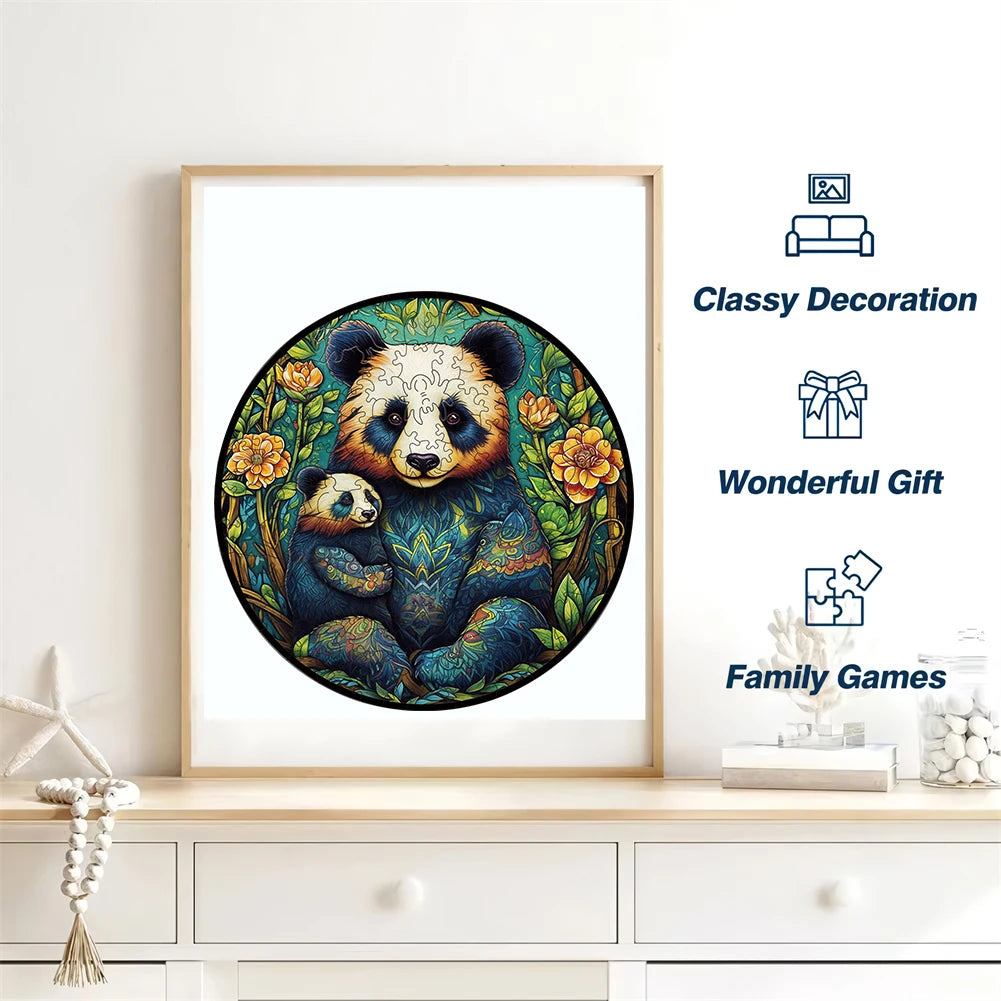 Panda Wooden Animal Puzzle