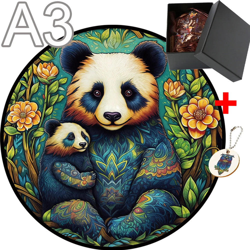 Panda Wooden Animal Puzzle