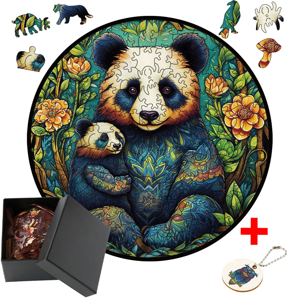 Panda Wooden Animal Puzzle